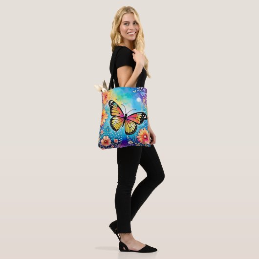 Kleurrijk Octopus Uitzicht Design Tote Bag (Op model)