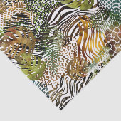 Kleurrijk oerwoud abstract tissuepapier (Detail)