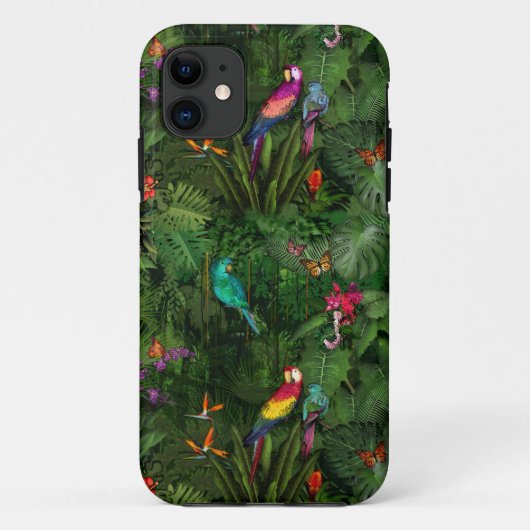 Kleurrijk Oerwoud Case-Mate iPhone Case (Achterkant)