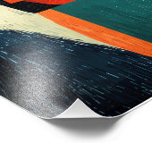 Kleurrijk Oerwoud Vrienden Dier Poster (Hoek)