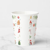 Kleurrijk Oh Wat Leuk 1e Kerstmis Leuke Verjaardag Papieren Bekers (Links)