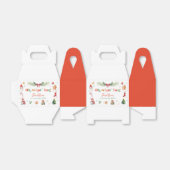 Kleurrijk Oh Wat Leuk 1e Kerstmis Verjaardagsfeest Bedankdoosjes (Uitgevouwen)