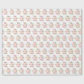 Kleurrijk Oh Wat Leuk Retro Lettering Cadeaupapier (Vlak)