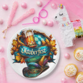Kleurrijk Oktoberfest Papieren Bordje (Feest)