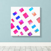 kleurrijk omhuld canvas moderne abstracte kunst afdruk (Insitu (Houten vloer))