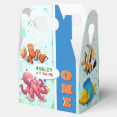 Kleurrijk Onder het Zee Kinderen Verjaardag Bedankdoosjes (Geopend)