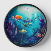 Kleurrijk onder het zee landschap (Voorkant)