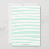 Kleurrijk Onder het Zee Zeemeermin Meisje Eerste V Kaart (Achterkant)