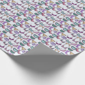 Kleurrijk ondergoed: naadloos patroonontwerp. cadeaupapier (Hoek)