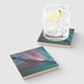 Kleurrijk Onderzetter van het fractaal vierkant (Zijkant)