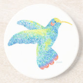 Kleurrijk Onderzetter voor mensvogels Sandstone (Voorkant)