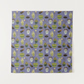 Kleurrijk Ongelijk Patroon Wandkleed (Voorkant)