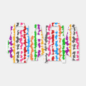 Kleurrijk Onregelmatig Abstract Ontwerp Wit Bedankdoosjes (Uitgevouwen)