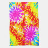 KLEURRIJK ONTVLAMBARE STROPDAS-KLEURSTOF ONTWERP THEEDOEK (Verticaal)