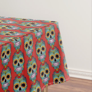 Kleurrijk ontwerp Dia de los Muertos Dag van de Do Tafelkleed