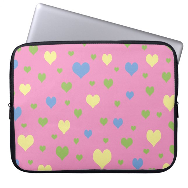 Kleurrijk ontwerp laptop sleeve (Voorkant)