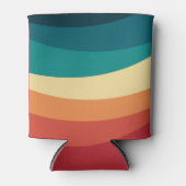 Kleurrijk ontwerp met retro-stijl blikjeskoeler (Voorkant)