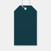 Kleurrijk ontwerp met retro-stijl cadeaulabel (Achterkant)