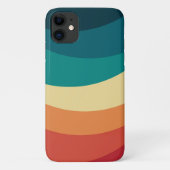 Kleurrijk ontwerp met retro-stijl Case-Mate iPhone case (Achterkant)