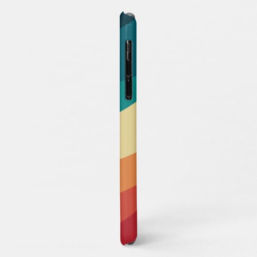 Kleurrijk ontwerp met retro-stijl Case-Mate iPhone case (Achterkant/links)
