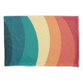 Kleurrijk ontwerp met retro-stijl kussensloop (Voorkant)