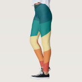 Kleurrijk ontwerp met retro-stijl leggings (Links)