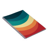 Kleurrijk ontwerp met retro-stijl notitieboek (Rechterzijde)