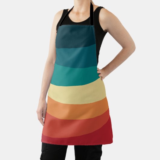 Kleurrijk ontwerp met retro-stijl schort (Insitu)