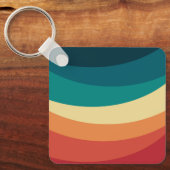 Kleurrijk ontwerp met retro-stijl sleutelhanger (Voorkant)