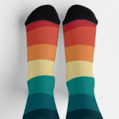 Kleurrijk ontwerp met retro-stijl sokken (Top)