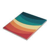 Kleurrijk ontwerp met retro-stijl tegeltje (Zijkant)