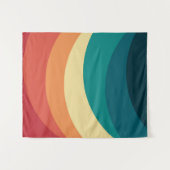 Kleurrijk ontwerp met retro-stijl wandkleed (Voorkant (horizontaal))