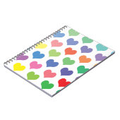 Kleurrijk ontwerp notitieboek (Linkerzijde)