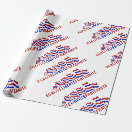 Kleurrijk ontwerp op de dag van de feestdag cadeaupapier