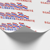 Kleurrijk ontwerp op de dag van de feestdag cadeaupapier (Hoek)