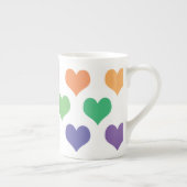 Kleurrijk ontwerp porselein kop (Rechts)