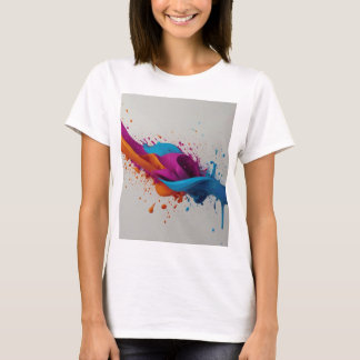 Kleurrijk ontwerp t-shirt