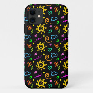 Kleurrijk ontwerp van achtergrond voor kinderen Case-Mate iPhone case