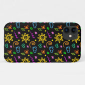 Kleurrijk ontwerp van achtergrond voor kinderen Case-Mate iPhone case (Achterkant (horizontaal))