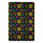 Kleurrijk ontwerp van achtergrond voor kinderen mini klembord (Achterkant)