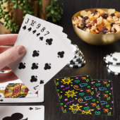 Kleurrijk ontwerp van achtergrond voor kinderen pokerkaarten (Insitu)