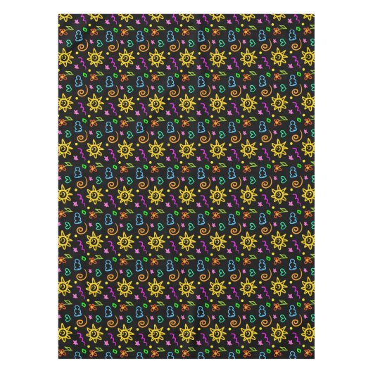 Kleurrijk ontwerp van achtergrond voor kinderen tafelkleed (Voorkant)