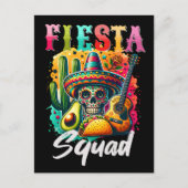 Kleurrijk ontwerp van de Cinco de Mayo Fiesta Squa Briefkaart (Voorkant)
