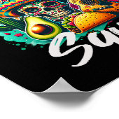 Kleurrijk ontwerp van de Cinco de Mayo Fiesta Squa Poster (Hoek)