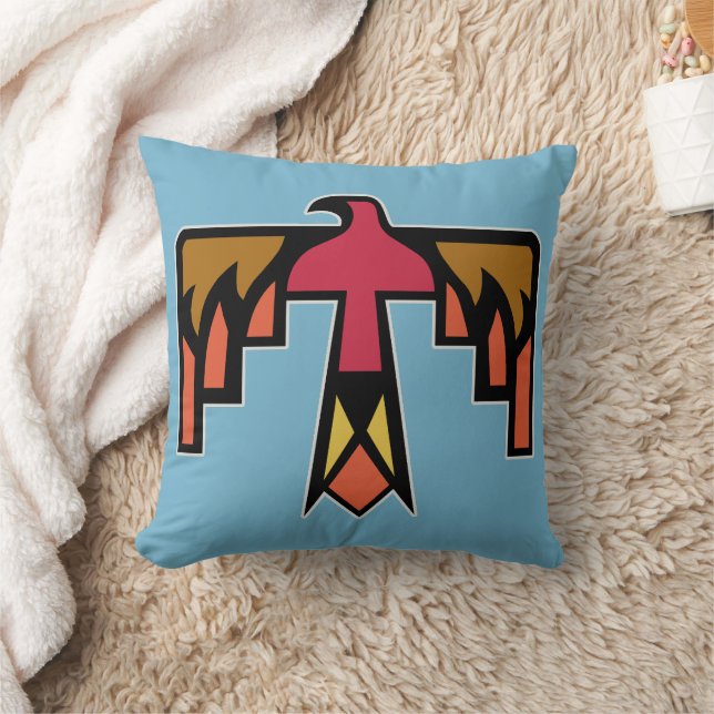 Kleurrijk ontwerp van de Thunderbird Kussen (Deken)