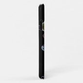 kleurrijk ontwerp van doorschijnende bubbels Case-Mate iPhone case (Achterkant/rechts)