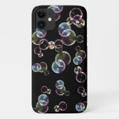 kleurrijk ontwerp van doorschijnende bubbels Case-Mate iPhone case (Achterkant)