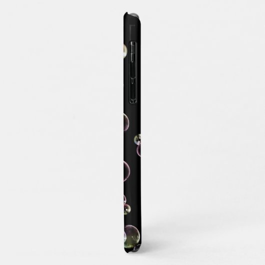 kleurrijk ontwerp van doorschijnende bubbels Case-Mate iPhone case (Achterkant/links)