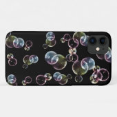 kleurrijk ontwerp van doorschijnende bubbels Case-Mate iPhone case (Achterkant (horizontaal))