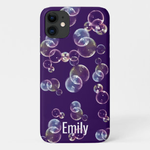 kleurrijk ontwerp van doorschijnende bubbels Case-Mate iPhone case
